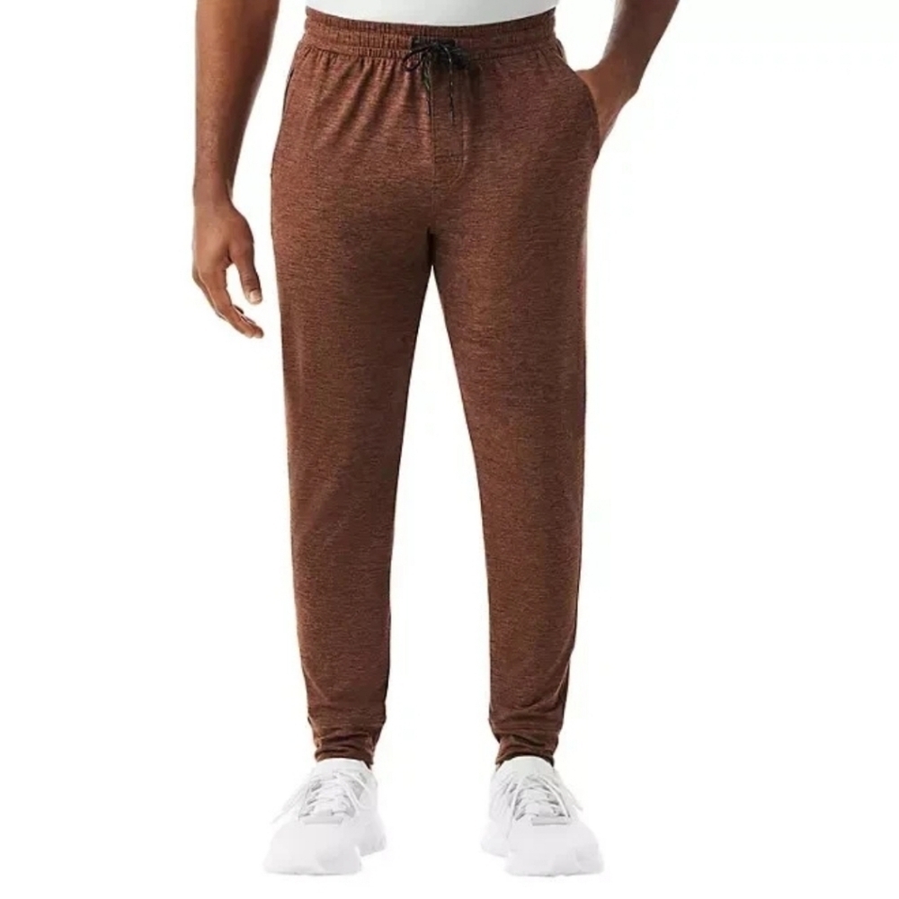 NWT Member’s Mark Men's Favorite Soft Jogger Cinnamon Stick Stretch Pockets 2XL
